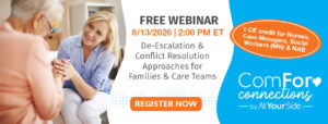 Register Today: De-Escalation & Conflict Resolution Approaches for Families & Care Teams