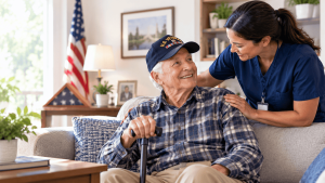 How In-Home Care Helps Veterans Stay Independent in The Woodlands